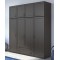 ντουλάπα χρώματος wenge  4φυλλη φάρδος 202 cm βάθος 60 cm ύψος 233 cm