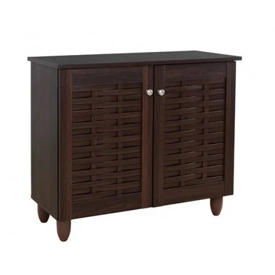 ΠΑΠΟΥΤΣΟΘΗΚΗ-ΝΤΟΥΛΑΠΙ ΞΥΛΙΝΗ HM2208.01 WENGE 77Χ34Χ67.5εκ.