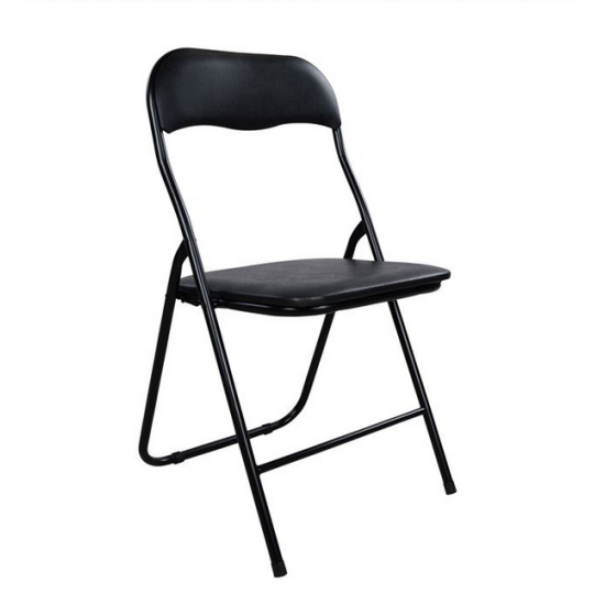 ΚΑΡΕΚΛΑ ΕΠΙΣΚΕΠΤΗ HM1071.01 ΜΑΥΡΗ HOMEMARKT 52x60x85 εκ.