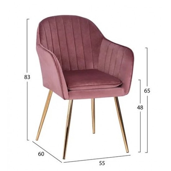 ΠΟΛΥΘΡΟΝΑΚΙ SAWYER ΒΕΛΟΥΔΟ ΣΑΠΙΟ ΜΗΛΟ ΜΕ ΧΡΥΣΑ ΠΟΔΙΑ HM8523.02 55Χ60Χ83Υ εκ