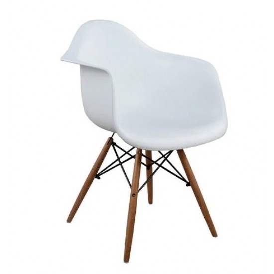 ΠΟΛΥΘΡΟΝΑ ΜΕ ΞΥΛΙΝΑ ΠΟΔΙΑ & ΚΑΘΙΣΜΑ ΛΕΥΚΟ MIRTO HM005.01 64x60x81 εκ.