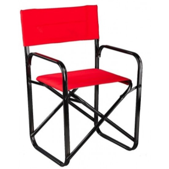 καρέκλα σκηνοθέτη κόκκινη 