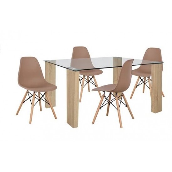 ΣΕΤ ΤΡΑΠΕΖΑΡΙΑ 5ΤΜΧ ΜΕ ΤΡΑΠΕΖΙ MORGAN