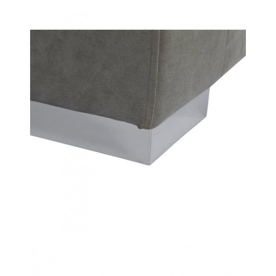 ΚΑΝΑΠΕΣ ΓΩΝΙΑ ΓΚΡΙ 2ΤΜΧ ΑΝΔΡΟΣ HM3110 225x176x72 εκ.